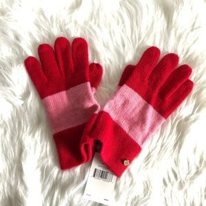 Kate Spade Color Block Stripe Gloves NWT 3X$25